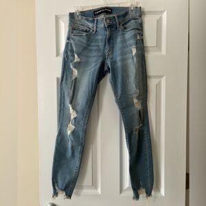 Express Mid Rise Ankle Leggings Jeans